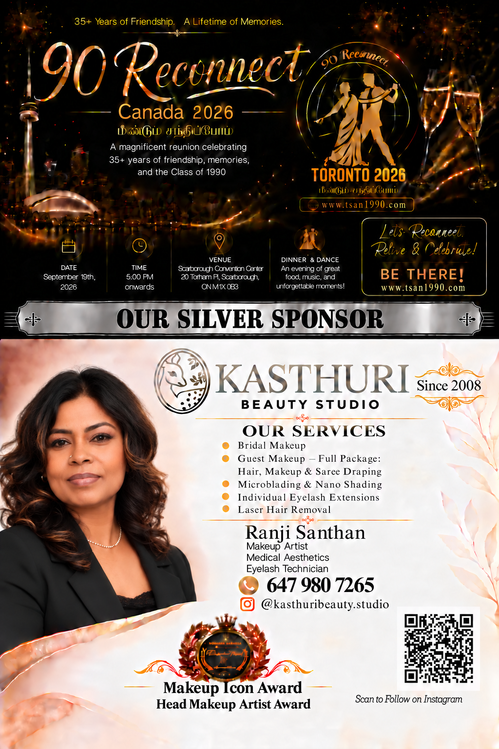 Kasthuri Beauty Studio — Silver Sponsors