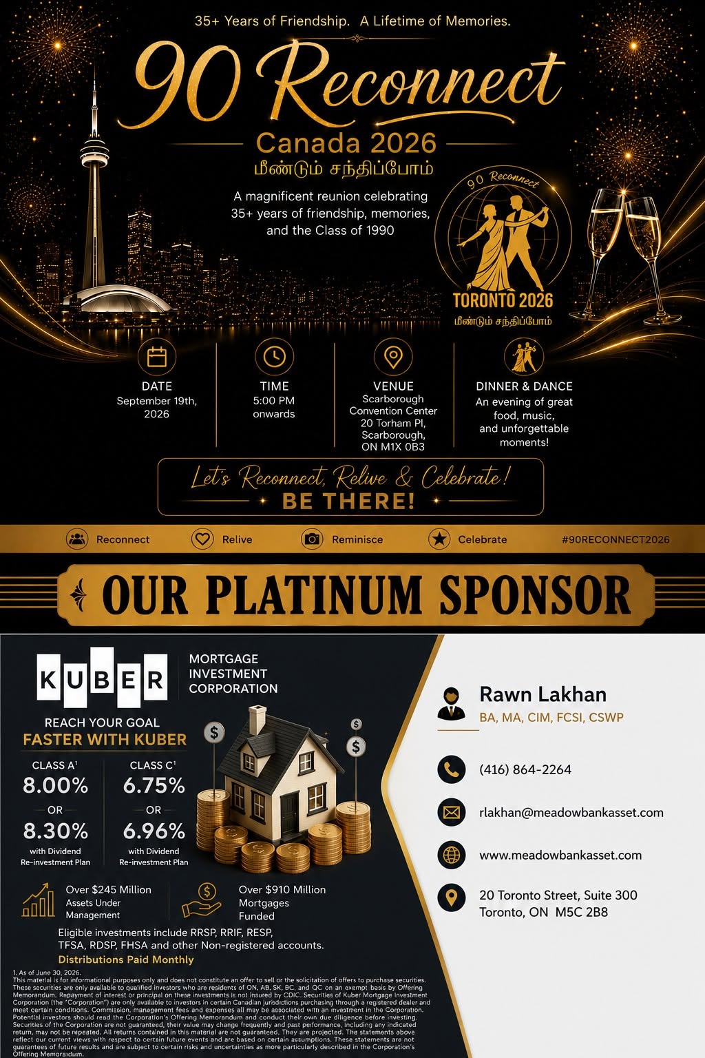 Kuber Mortgage Investment Corporation — Platinum Sponsors